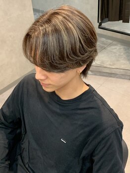アッドバイケーツー 心斎橋(add by k-two Men's)の写真/メンズカラーならaddにお任せ◎メッシュハイライトカラーで周りと差をつける！似合うカラーをご提案