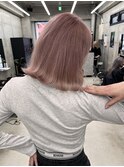 【LINOET 名古屋】中道晶 ピンクベージュ