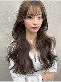 平野実花/ミディアム/レイヤーカット/前髪カット/韓国