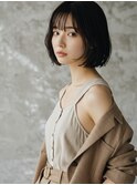 イメチェン/美髪/外ハネボブ/ワイドバング/髪質改善/縮毛矯正