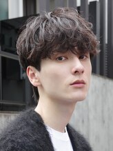 レタッチ バイ フィフス 銀座(RETOUCH by fifth) 銀座メンズマッシュシャドウパーマツイスパメンズパーマウルフ