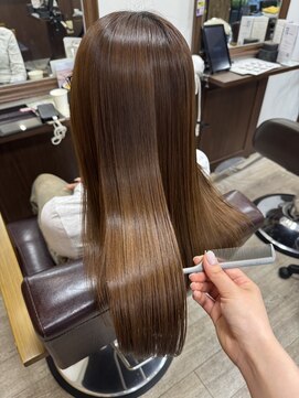 オリオリ(oli-oli) 髪質改善ストレート/シルキーベージュ/ミルクティーアッシュ