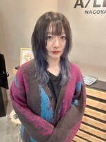 アイリー 名古屋(A/LEE)&nbsp;ウルフカット/インナーカラー/ブルージュ