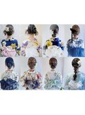 浴衣着付け/ヘアセット/花火大会/浴衣イベント