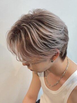 フィフス(fifth) メンズバレイヤージュセンターパートハイライトメンズカラー原宿