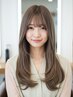 平日限定【品よく明るい】ブリーチなしダブルカラー＋髪質改善トリートメント