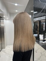 ラピス 渋谷本店(Lapis)&nbsp;ミルクティーベージュカラー/ケアブリーチ/髪質改善/韓国風