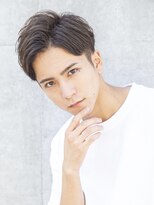 シティ(CITY) フェザーパーマブルーブラックサーフカールスパイキーショート