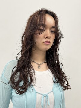 マグノリア(MAGNOLIA) ロングウェーブパーマ/フレームレイヤー