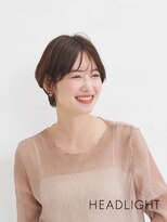 アーサス ヘアー デザイン 新潟坂井東店(Ursus hair Design)&nbsp;ハンサムショートボブレイヤーオリーブグレー小顔ココアブラウン