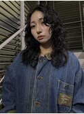 アンニュイなレイヤーパーマ/@村中仁人