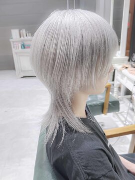 メンズロングウルフ