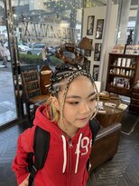 バイブアンドアネックス(VIBE & ANNEX)&nbsp;金エクステハーフコーンロウ6本