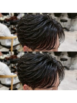 アイトーキョープラスシー 横浜(AI TOKYO+Sea) 横浜/高島町/フェザーパーマ/毛流れパーマ/センターパート