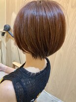 ソウス ユアン(SOURCE yuan) ピンクブラウンショートボブ