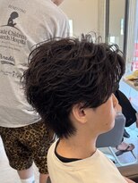 Musee 竹ノ塚 for men‘s メンズ/パーマ/カット/ブリーチ/ハイライト フェザーパーマ
