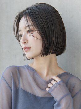 ビープ(beep)の写真/赤羽で大人女性のショート・ボブを、骨格補正カット×髪質改善で乾かすだけで美しく扱いやすい艶髪へ