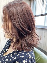 アースエレガンス 田町店(EARTH Elegance)&nbsp;チェリーピンク×鎖骨ロブ