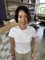 アンアンアヴェダ 沖縄ライカム店(anan aveda)&nbsp;ボブ×パーマ