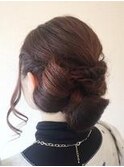 【ヘアセット専門店Mature】リボンツイストアップ♪