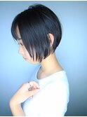 【morio池袋】 2018年夏人気黒髪透け感ショート