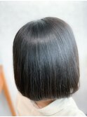 素髪ボブ