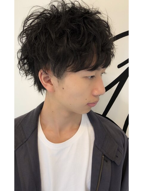 メンズパーマ お客さまstyle