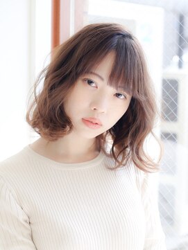 バサ 鷺ノ宮店(BASSA) 【佐々木　スタイル】ふんわりミディアム×ラフウェーブ
