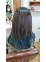 ヘアーアンドメイク ペリドット(hair&make Peridot)&nbsp;グラデーションカラー&アクリルカラー
