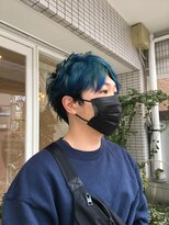 ヘアー カラー キー(HAIR color KEY)&nbsp;ダブルカラー＆メンズショートパーマ