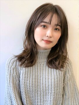 ポーチバイハニー オモテサンドウ(PORCH by HONEY omotesando) 大人可愛い20代30代40代ラフウエーブ×ショコラベージュ