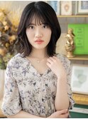 黒髪シースルーバング小顔くびれミディa戸田公園20代30代40代