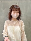 ゆるめのふわふわパーマ