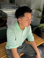 ウェルネス(Wellness)&nbsp;ハイライト波巻きマッシュアップバング束感ショート79