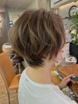 オーガニックイズオーディナリー(organic is ordinary) ショート/ハイライト/白髪ぼかし/30代/40代/50代/髪質改善