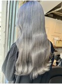 シルバーカラー　ブリーチカラー　stylist/miaki