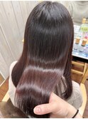 #カシスカラー#ラベンダー#水素カラー