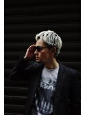 大人男子のブリーチカラー