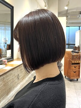 ネオリーブカップ 町田店(Neolive capu) ぷつっとボブ＊前下がりボブ【町田/ボブ/暖色】