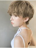 【PARK】カーリーマッシュ×クリームベージュ