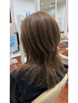 ラディシュ さがみ野(RADISH) 脱白髪染め☆大人のミディアムレイヤー30代/40代/50代