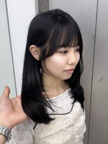 ビューナゴヤ 名駅(VIEW NAGOYA)&nbsp;前髪カタログ/イメチェンスタイル／ウェーブパーマ/こなれミディ