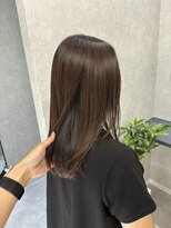 ヘアサロン ドットプラス 町田店(dot. plus)&nbsp;【仁藤沙哉香】ダークグレー×モカブラウン