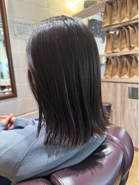 チアー ヘアリラクゼーション(cheer HAIRRELAXATION) 切りっぱなしミディアム