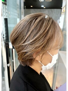 タイドヘアー 高槻2号店(TIDE HAIR) 白髪ぼかしハイライト