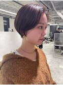 前髪なしショート丸みショートくびれショート