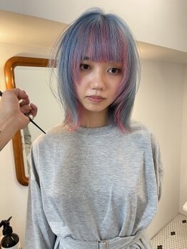 イェッカ パビル(YECCA pabil)の写真/ダメージを最小限に抑えながら、再現性の高いデザインを叶えます！【ブリーチデザインカラー¥8500～】