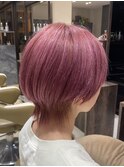 スッキリショート×ピンク