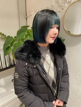 クリアーオブヘアー 栄南店(CLEAR of hair) ボブ×インナーカラー/osumi