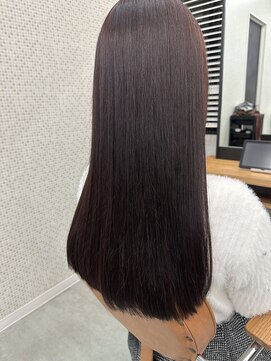 ユニバーストーキョー 池袋西口店(universe tokyo) 艶々ストレートヘア【池袋/ケアカラー/髪質改善】